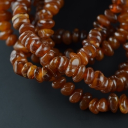 Amber medium oval natural bracelet